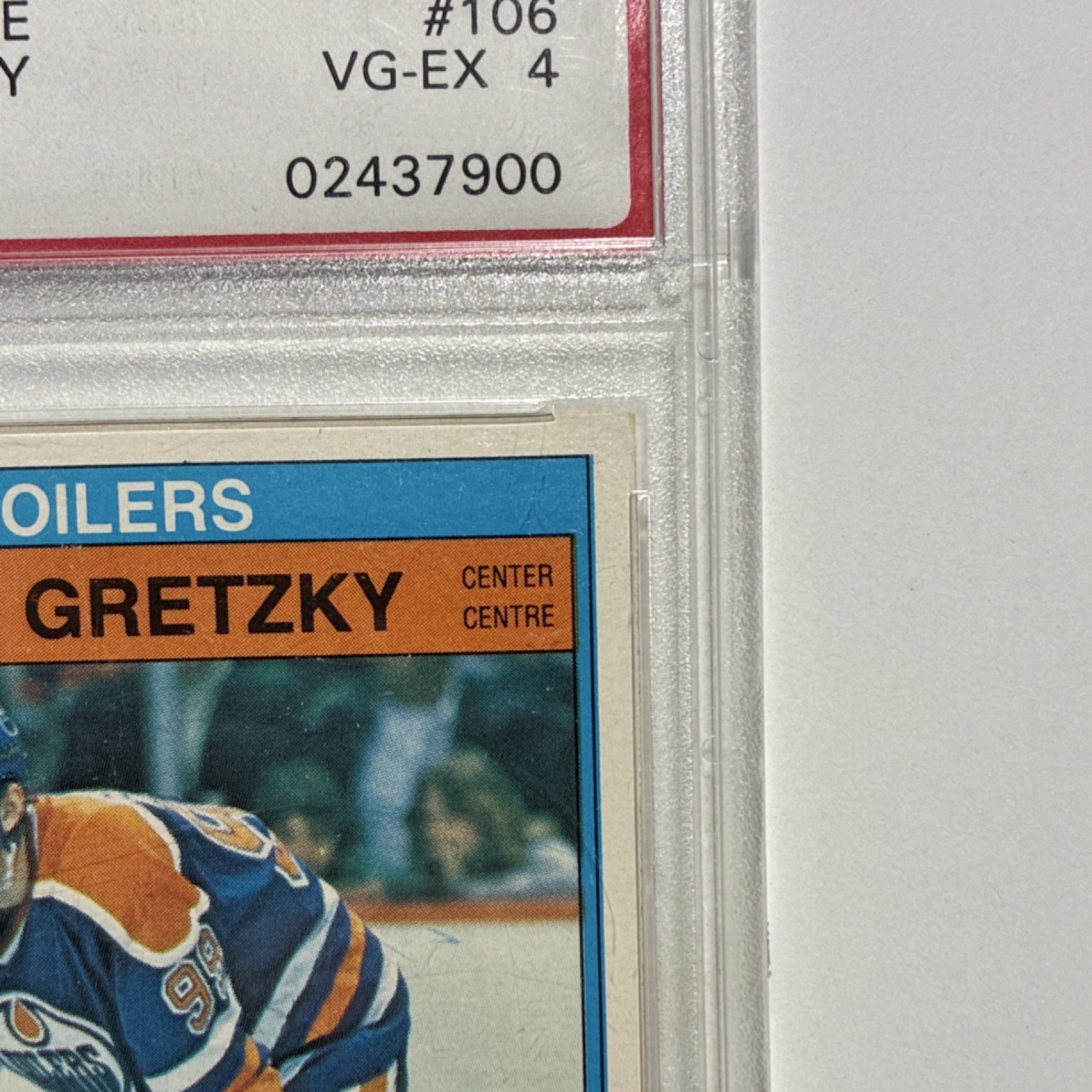 O-Pee-Chee 1982-83 Wayne Gretzky #106 PSA 4 Edmonton Oilers Ice Hockey view 11