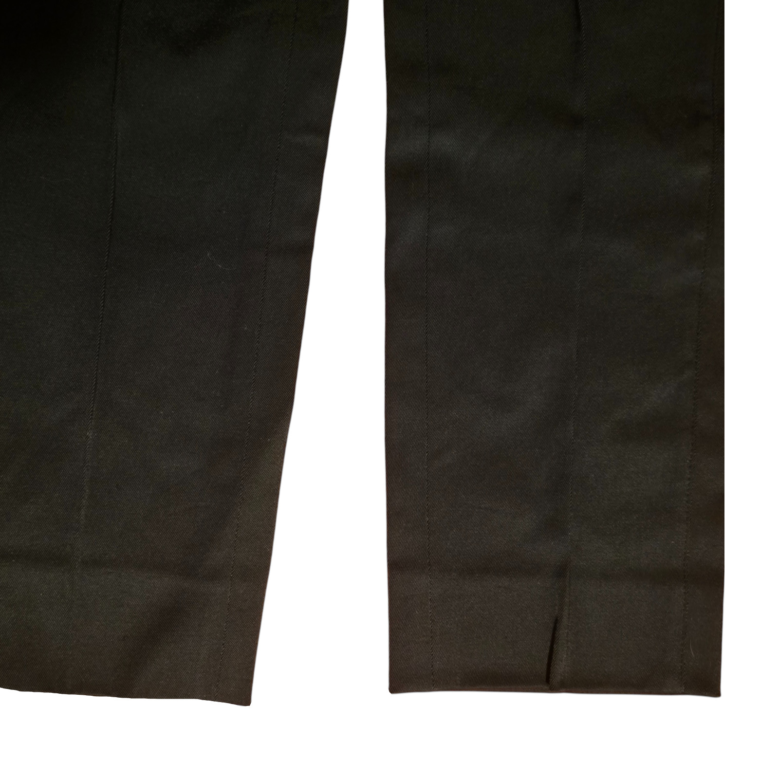 NWT GUCCI 2-US 38-IT Black Nylon Cotton Skinny Leather Belt & Trim Slim Pants thumbnail 12