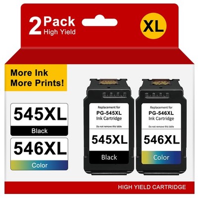 Kompatibel für Canon 545/546 XL Patronen Multipack PG-545/CL-546XL Pixma TS3450