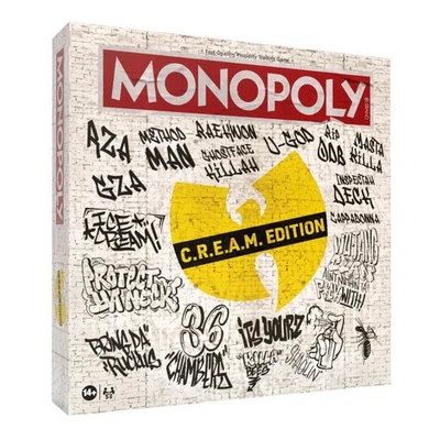 Monopoly: Wu-Tang Clan, Features Exclusive Tour Poster Art - C.R.E.A.M. Edition - Image 1 of 4