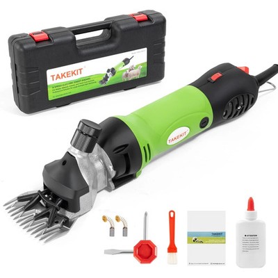 TAKEKIT Sheep Shears Professional Electric Sheep Clippers for Sheep Alpacas Llam