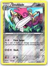 Doublade 99/160 Uncommon Primal Clash Pokemon Reverse Holo Lightly Played