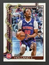 2025-26 Topps Holiday Basketball H34 Ron Holland II - Detroit Pistons