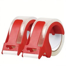 2 Rolls Inrial Packing Tape, 55 Yards Clear, Shipping Moving Storage