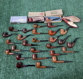 Lote De 30 Tubos De Colección Importados Briar Espuma De Mar Mastercraft Willard Etc Años 60
