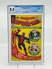 Amazing Spider-Man #8 CGC 8.0 Off-White to White Pages 1st Living Brain 1964