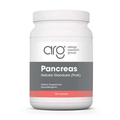 Allergy Research  Pancreas Natural Glandular (Pork) 720 Capsules