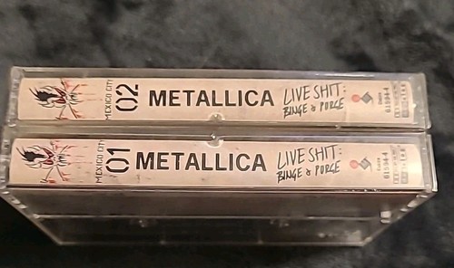 METALLICA LIVE SHIT BINGE & PURGE VINTAGE CASSETTE TAPE RARE 1993 - Vol 1 & 2 - Picture 4 of 4