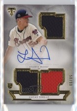 2018 Triple Threads Rookies & Future Phenoms Relics 50/99 Lucas Sims Auto 6fs