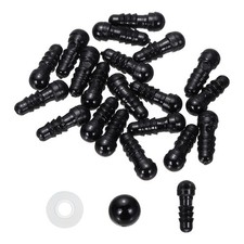 5mm Safety Eyes 20Pcs, Plastic Craft Eyes Black