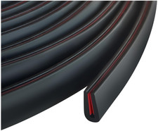 Edge Trim, 1/16" Rubber Edge Trim, Flexible Self Adhesive U Channel Edge Guards.