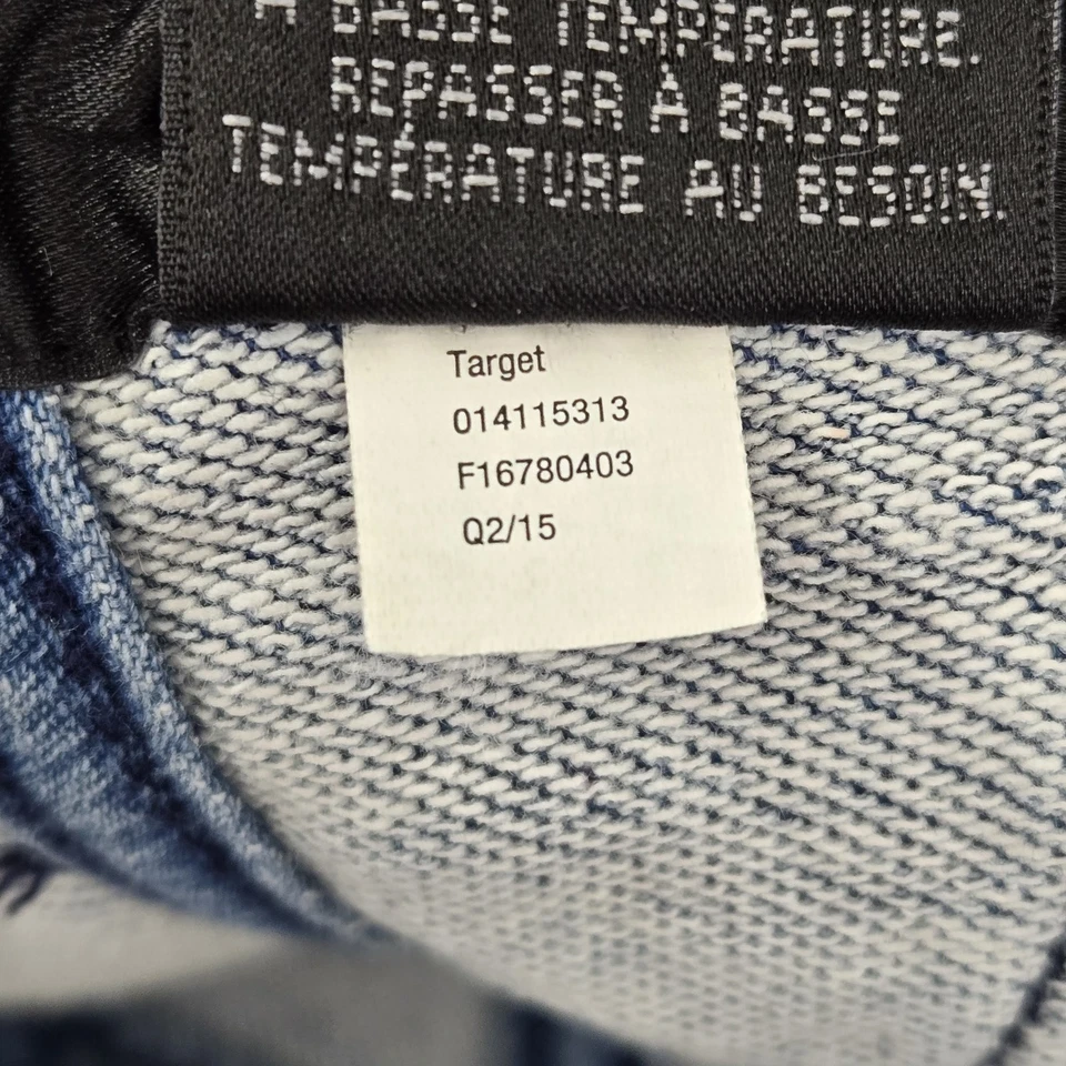 ВИНТАЖНЫЙ женский джинсовый комбинезон Mossimo S/P светло-синий Westerncore на пуговицах 29 дюймов Y2K - Изображение 4 из 4