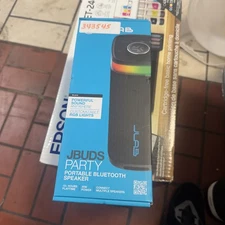 JLab JBuds Party Portable Bluetooth Speaker System - 30 W RMS - Black - 60 Hz to