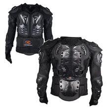  Motorcycle Jacket Full Body Armor,Chest Protection Dirt Bike Gear Large Black