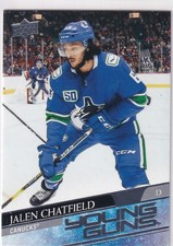 20/21 UD SERIES 2 JALEN CHATFIELD YOUNG GUNS RC SP ROOKIE #452