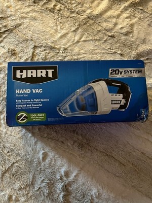 HART 20V Cordless Bagless Handheld Vacuum Compact Powerful Pivoting Crevice Tool