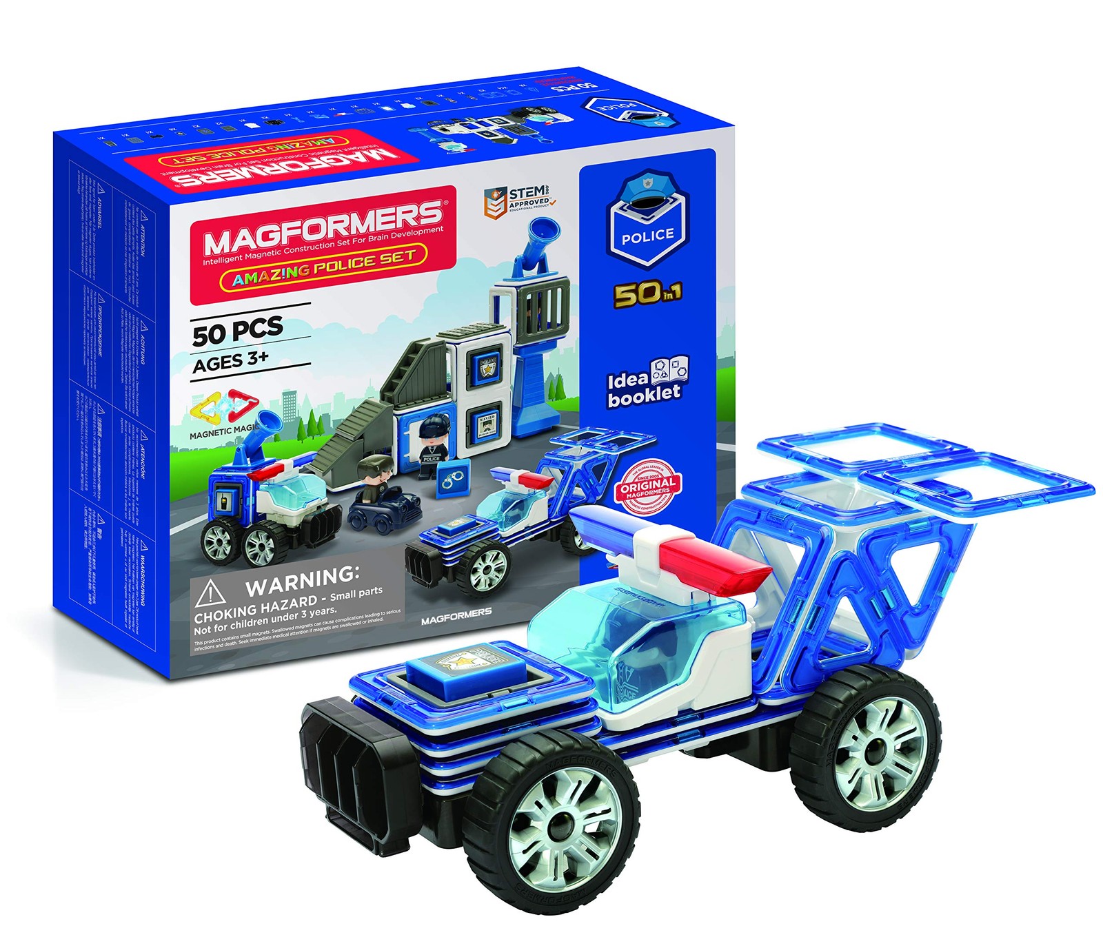 Magformers 717002 Polizei-Набор фигурок полицейского Многоцветный 18990₽