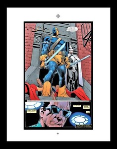 Rags Morales Identity Crisis #2 Deathstroke Rare Production Art Pg 28