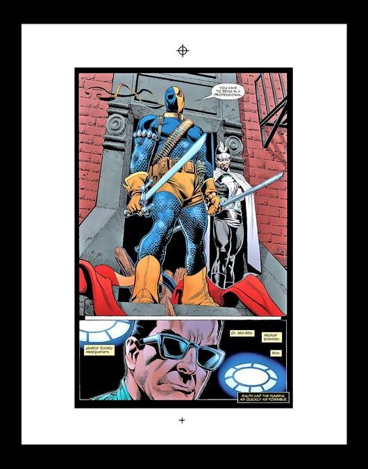 Rags Morales Identity Crisis #2 Deathstroke Rare Production Art Pg 28