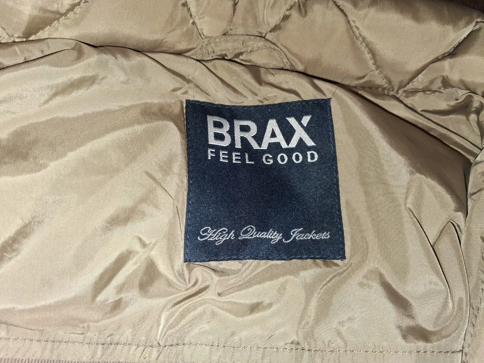 Wunderschöne Daunenjacke Steppjacke von BRAX, Gr. 48, Beige, Daunen - Bild 3 von 4