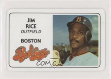 1981 Perma-Graphics/Topps Credit Cards Jim Rice #023 HOF