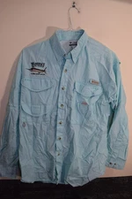 Minerva's Baja Tackle Cabo San Lucas Marlin Fishing Columbia Long Sleeve Shirt S