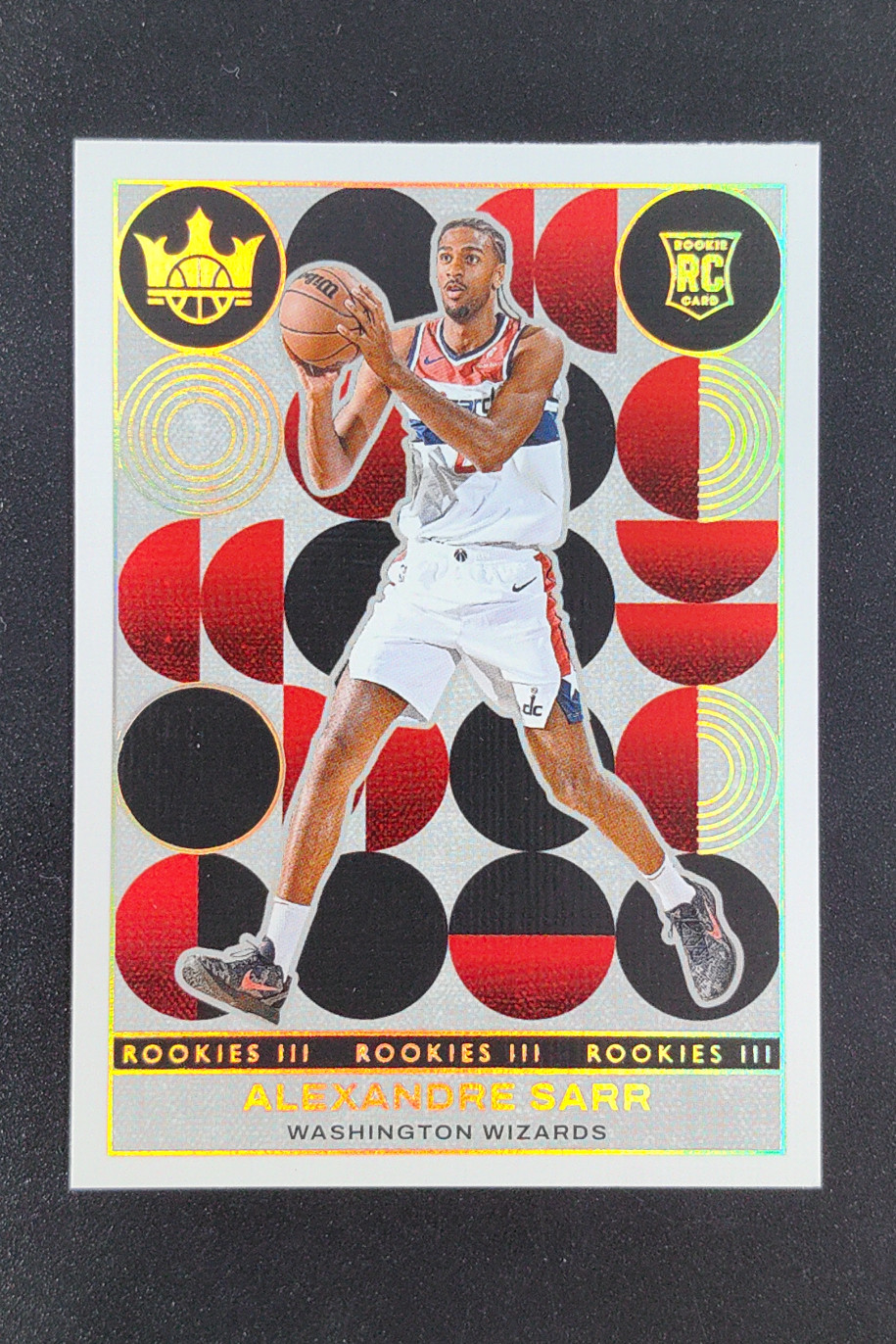 2024-25 Panini Court Kings Alexandre Sarr Rookies III RC #195 Wizards