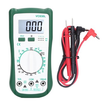 ­LCD Display Multimeter Multifunctional Digital Voltage Current Resistance
