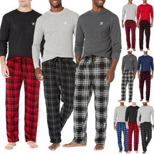 Mens Pyjamas Beverly Hills Polo Club Set Long Sleeve Cotton PJs Loungewear Soft