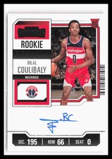 2023-24 Contenders Rookie Ticket Auto Variation #113 Bilal Coulibaly Wiz RC QW