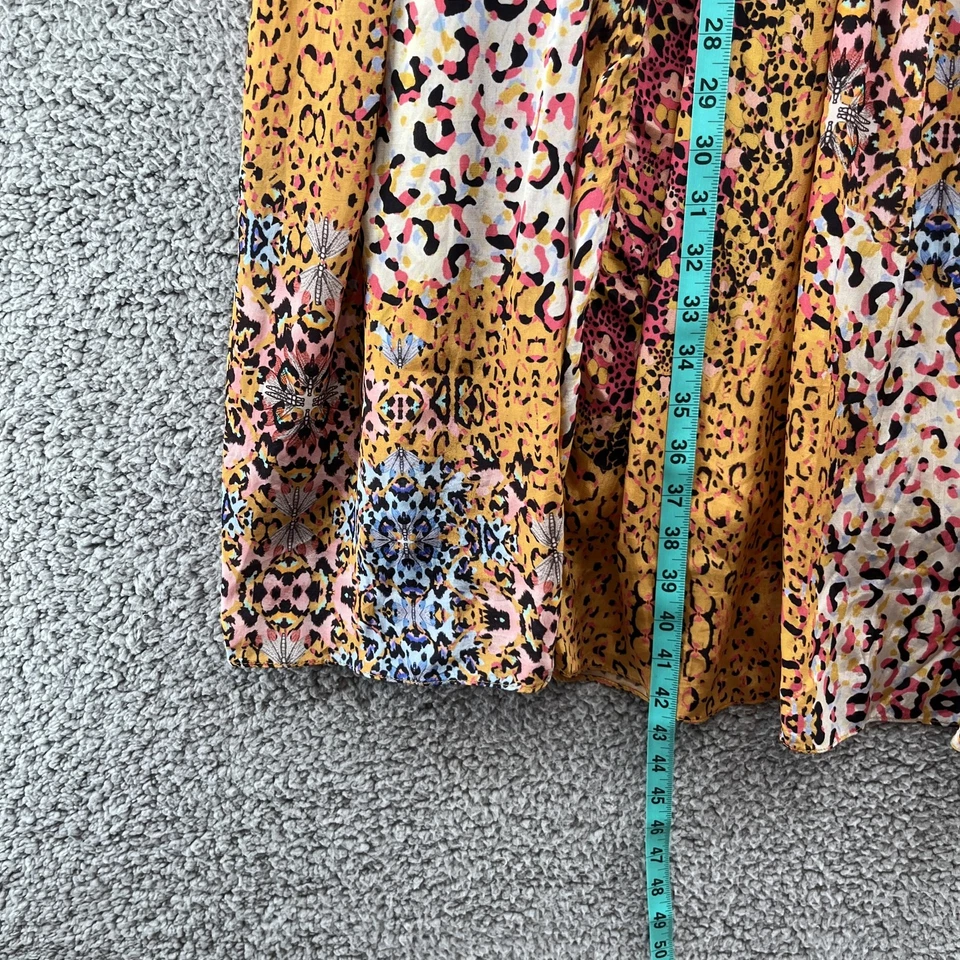 Falda Bhanuni by Jyoti Mujer 14 Multicolor Patchwork Plisada Boho Forrada Línea A Foto 4 de 4