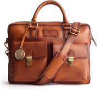 Leder Laptoptasche 15.6 Zoll Aktentasche Arbeitstasche BüRotasche
