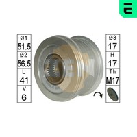 ERA Generatorfreilauf ZN5652 FüR Mazda CX KE GH GJ GL BM BN GJ2FP GJ1021 GJ1022