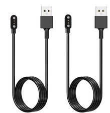  2-Pack 3.3FT Smart Watch Charger Magnetic USB Charging Cable for Letsfit Willf