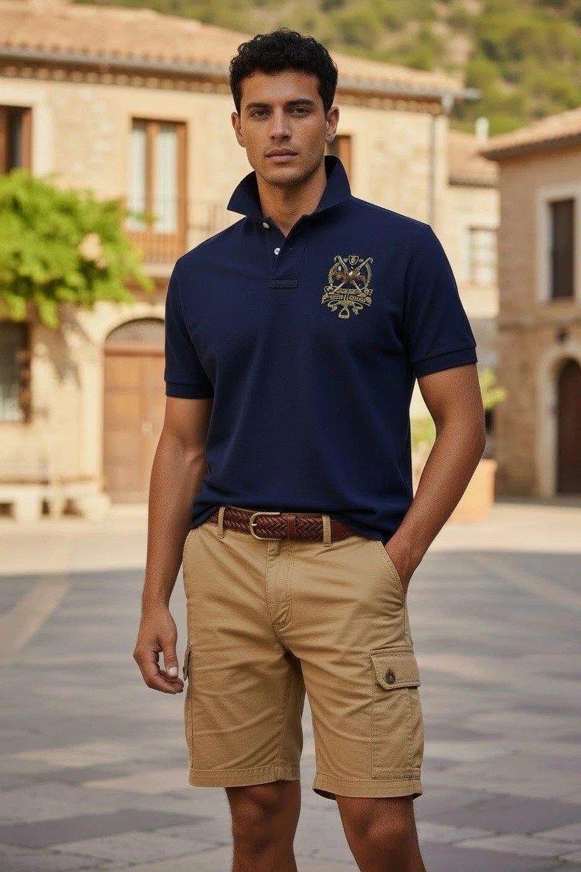 POLO RALPH LAURENNAVY BLUE CLASSIC FIT CREST NWT L XL XXL