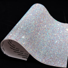9.4 X 7.9 Inch Bling Crystal Rhinestone Sheets Self Adhesive Glitter Rhinestone