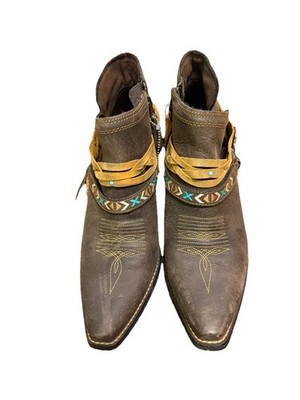Crush By Durango Womens Dark Chestnut Western Cowboy Boots Size 9.5 Excellent C 