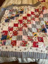 Handmade Baby Quilt. New Approx 42x 45