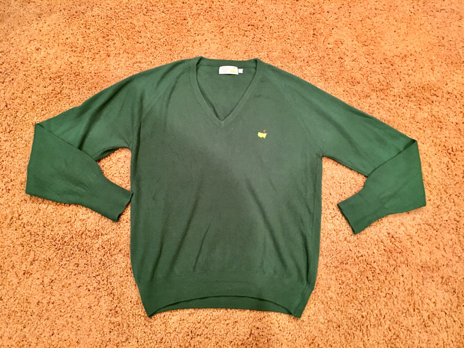 Knit Cotton Sweater Crewneck Golf 