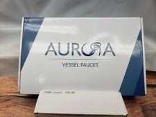 Aurora 732-BN Single Handle Vessel WaterSense Bathroom Faucet W/ Drain AM2