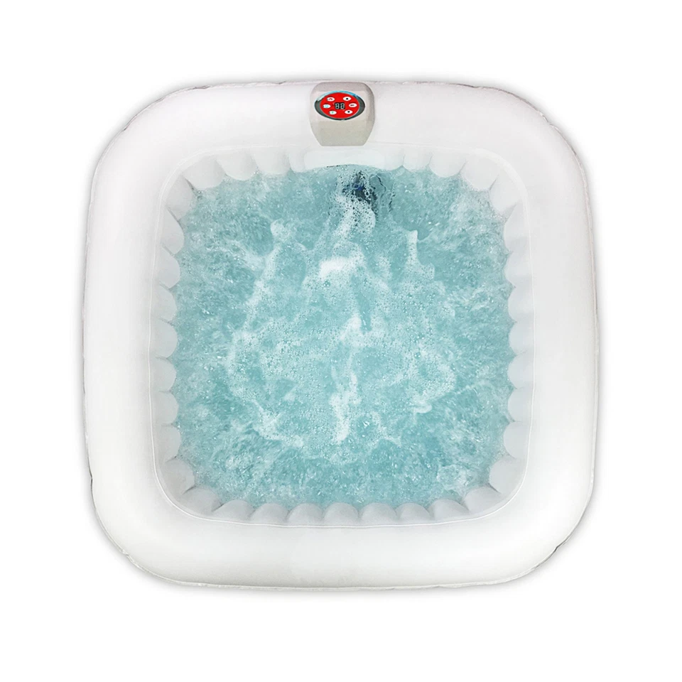 ALEKO Inflatable Improved Version 4 Prs Hot Tub 160 Gallon up to 120 Bubble Jets - Image 4 of 4