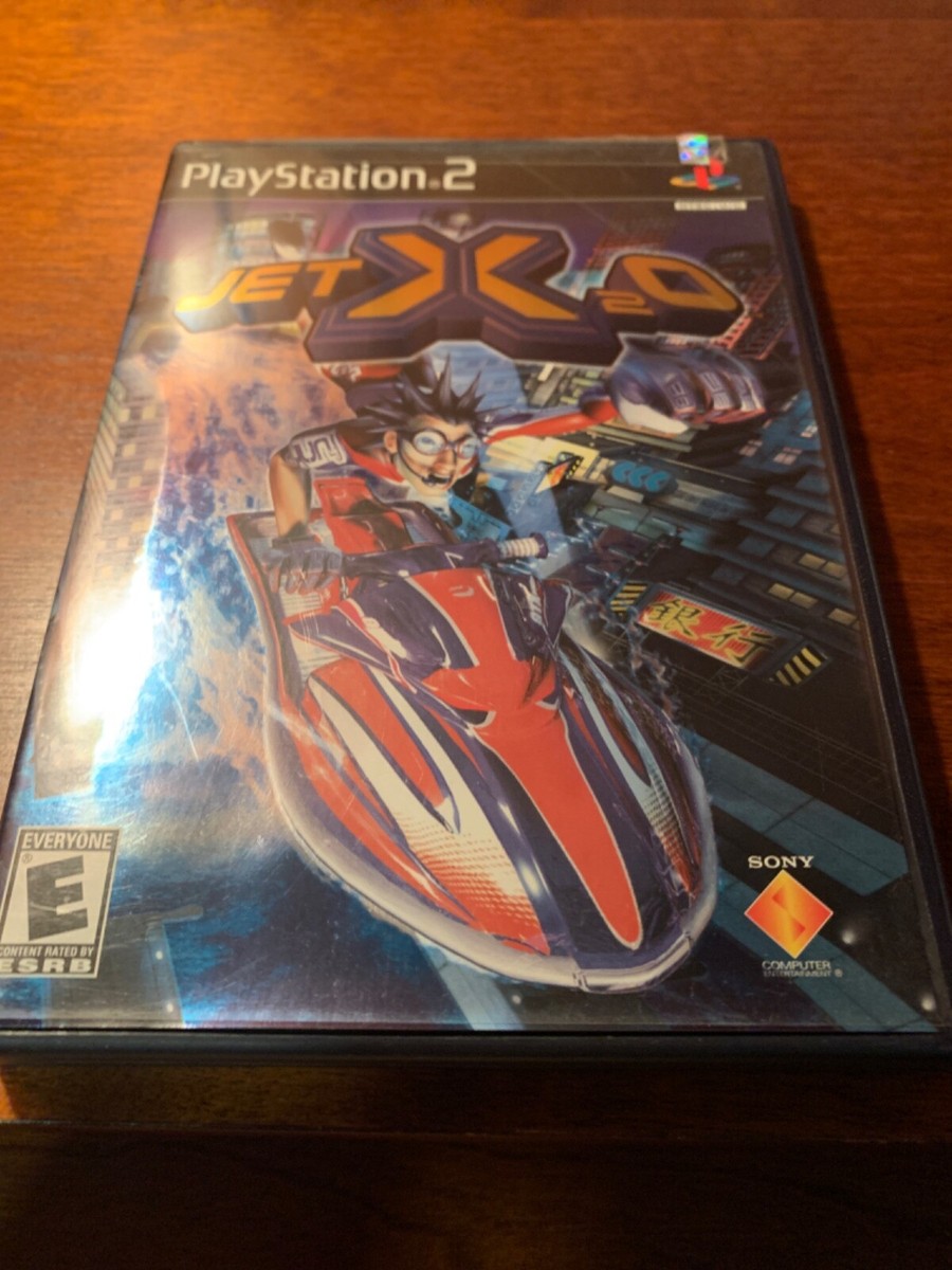 プレステ2 Jet X20 - Sony PlayStation 2 - CASE + MANUAL + INSERT ONLY - NO