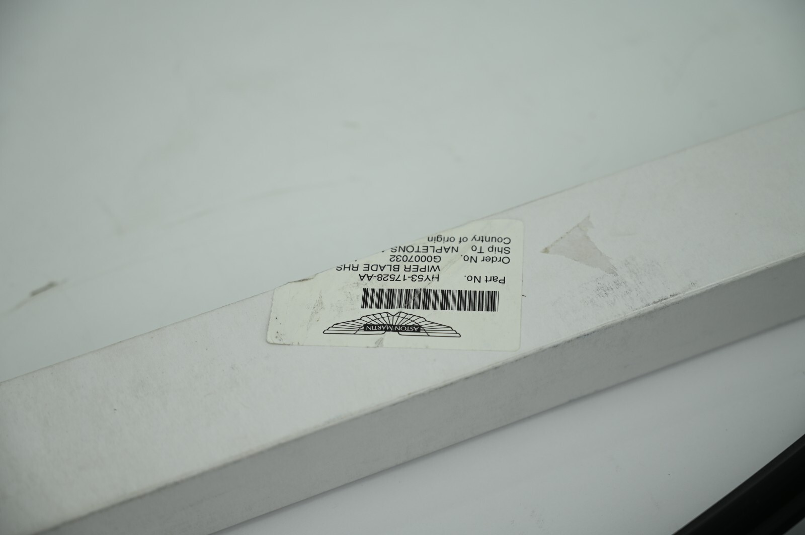 Genuine OEM Aston Martin Wiper Blade Front Left Side P/N HY53-17529-AA