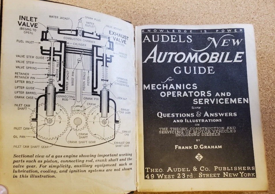 1939 Audels Diesel Engine Manual Questions & Answers Illustrated