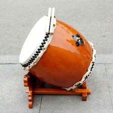 15.7" Japanese Nakano Taiko Wadaiko Nihon Drum Temple Ritual Drum w Stand