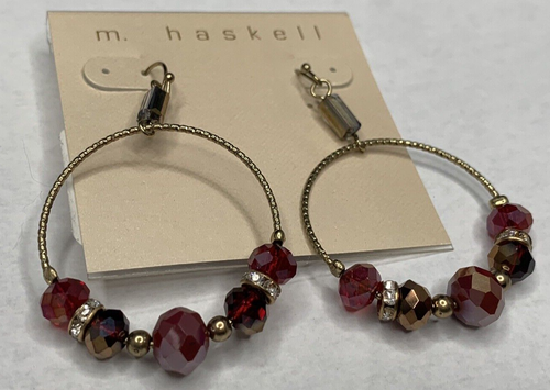 Fashion Jewlery Set Beaded Earring Necklace Bracelet Miriam M. Haskell Dillard's - Picture 8 of 14