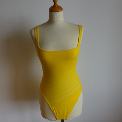 Wolford Badeanzug Swimsuit gelb S