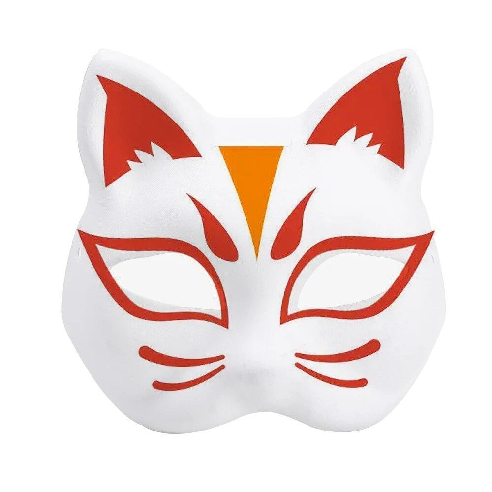 5 Pcs Therian Mask Cat Face Masquerade Halloween Masks Adults