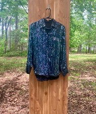 Vintage 80's Sequin Blouse. Gorgeous