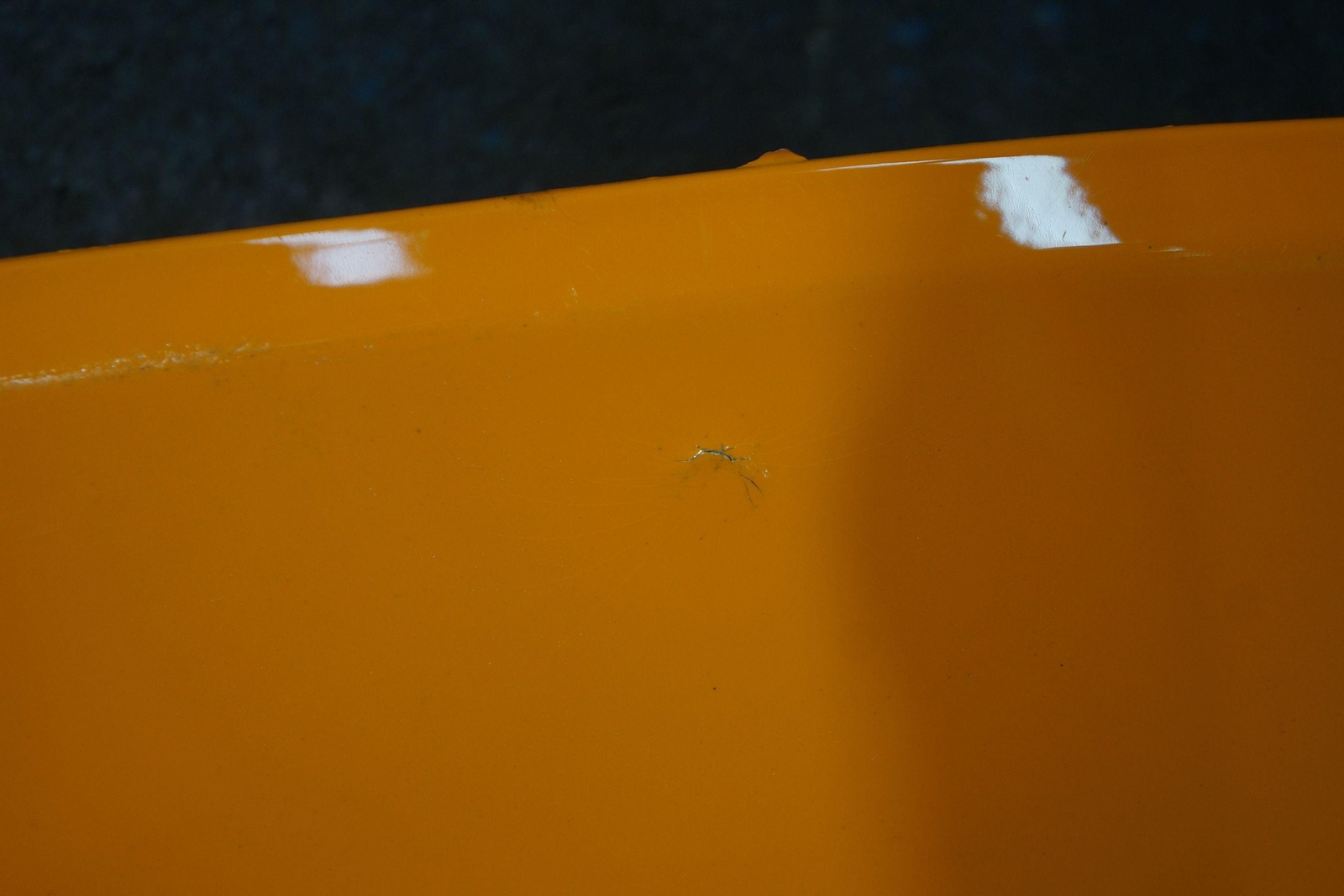 Left Driver Side Door Lower Inner Molding Trim Panel Orange McLaren MP4-12C 2014